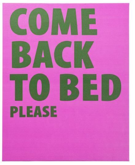 Leinwandbild COME BACK